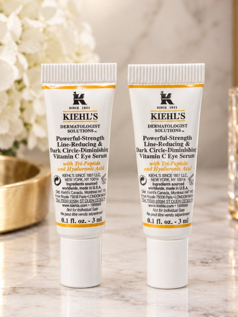 KIEHL’S Powerful-Strength Line Reducing Dark Circle Diminish Vitamin C Eye Serum
